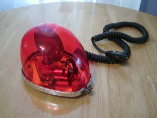 Vintage Southern Vp 1166 Amber Teardrop Revolving Emergency Light Beacon (12 V)