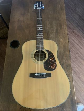 Vintage Sigma By Martin Dm2 Acoustic Guitar With Case,  Sigma Guitars
