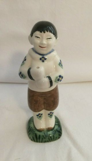 Rare Royal Copenhagen Child Welfare Porcelain Figurine 2858 - " Inuit Boy "
