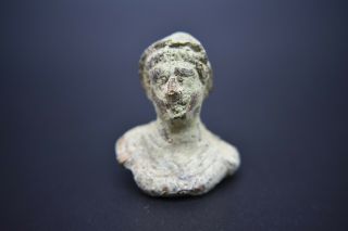 Ancient Roman Style Bronze Bust