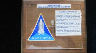 Shuttle Challenger Specimen Vial 