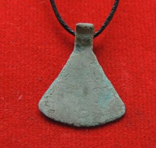Ancient Bronze Roman Amulet Ax