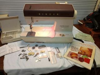 Vintage Singer Creative Touch Fashion Sewing Machine 1036,  And