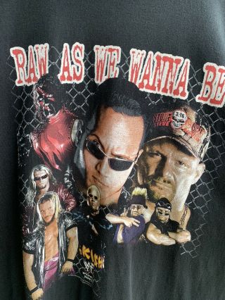 Vintage Wwf Attitude Era Stone Cold The Rock Kane Jericho Undertaker Shirt Xl