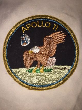 Vintage Embroidered Patch - Nasa Apollo 11 Mission Logo