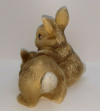 Easter Bunny Rabbits Figurine 3.  5 