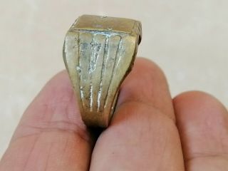 Extremely Rare Ancient Bronze Ring Viking Artifact Bronze Ring Authentic 3