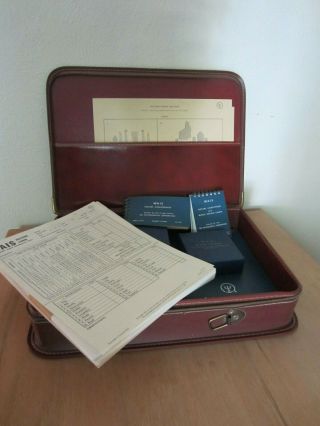 Vintage 1955 Wais Wechsler Adult Intelligence Scale Test Set In Case