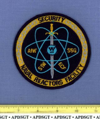Us Navy Nuclear Reactors Facility Security Idaho Federal Military Police Patch