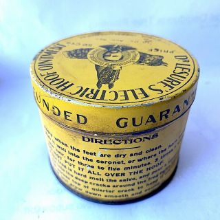 Scarce Dr.  Lesure ' s Electric Hoof Ointment for Horses Tin Keene NH Veterinary 3