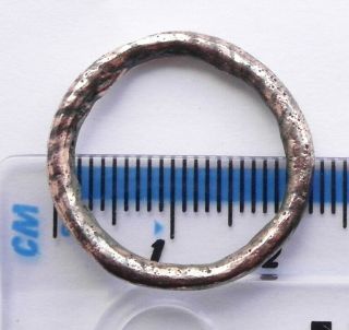 A ancient Viking bronze Temple ring - wearable 3