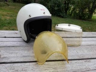 Vintage Bell Magnum Open Face Racing Helmet - 1975 Size 7 - 3/8