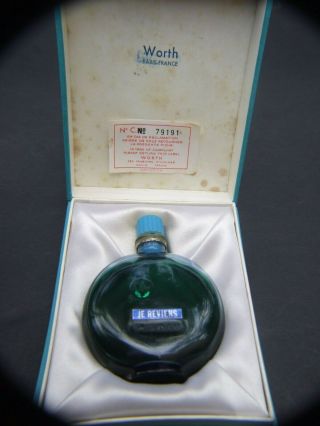 Vintage R.  Lalique Worth Eau de Toilette Boxed Perfume Je Reviens 1fl Oz French 2