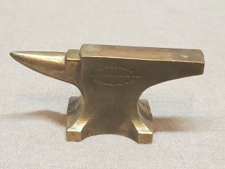 Vintage Miniature Advertising Jeweler Anvil Hay Budden Manufacturing Brooklyn NY 2