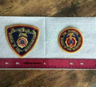 Fdny Fire Marshal Bfi Issue Patch Set
