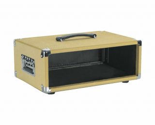 Gator Cases Gr - Retrorack - 3tw Vintage Amp Vibe Rack Case – 3u Tweed - Open Box