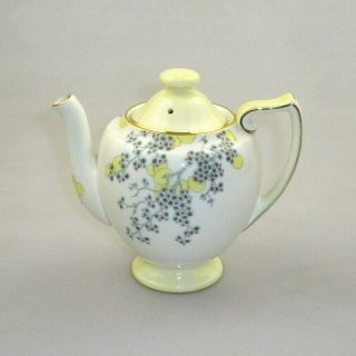 Vintage Royal Doulton Small Art Deco Teapot - Carnival H1293