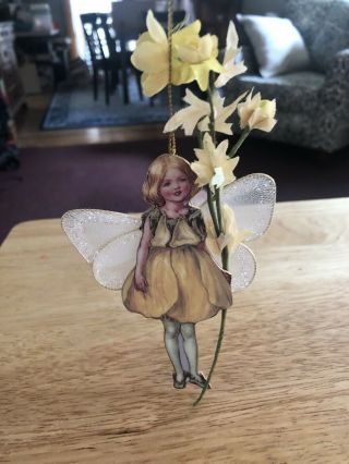 Bradford Edition Flower Fairies Christmas Ornament - The Buttercup Fairy