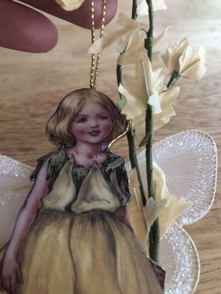Bradford Edition Flower Fairies Christmas Ornament - The Buttercup Fairy 2
