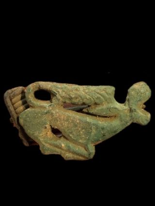 Ancient Roman Bronze Fibula Brooch - 200 - 400 Ad (6)