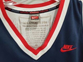 Vintage Nike Authentic MICHAEL JORDAN 1984 USA Olympic Dream Team Jersey Mens L 3