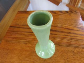 Vintage Napco Mid - Century ceramic Pottery Vase 6” Green 3