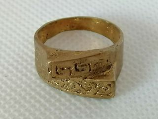 Extremely Rare Ancient Bronze Ring Viking Artifact Bronze Authentic 2