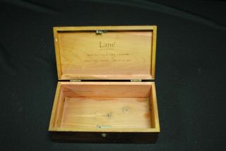 Vintage Lane Cedar Wooden Keepsake Box Small 9x5x3.  5” Wood Chest No Key Wi
