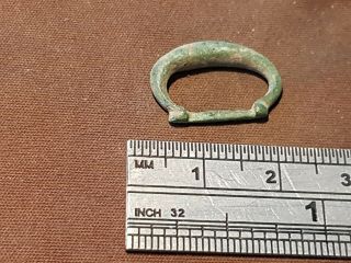 Very rare Roman military bronze strap buckle.  L112e 2