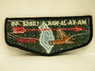 Vintage Boy Scout B.  S.  A OA Lodge 40 Ma - ka - ja - wan flap 9577CC 3