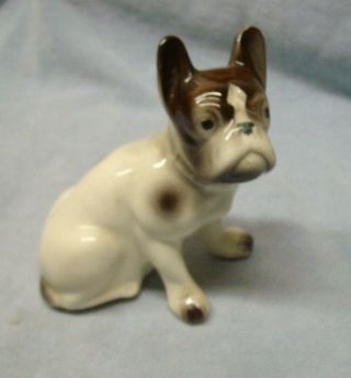 Vintage 6 " French Bulldog Boston Terrier Dog Figurine Statue