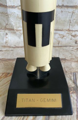 RARE Vintage Titan - Gemini Space Rocket Missile Plastic Model Countdown Inc. 3