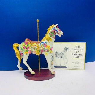 Horse Figurine Franklin Treasury Carousel Art Nib Box American Beauty
