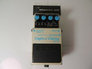 Vintage Boss Dd - 2 Digital Delay Effects Pedal Made In Japan Usa