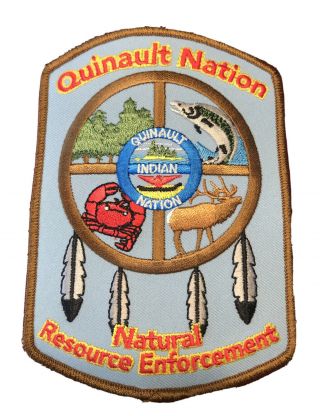 Quinault Indian Nation Tribal Natural Resource Enforcement Patch Washington Wa