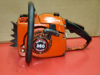 Homelite 360 Auto Vintage Collector Chainsaw Turns Good Comp Repair Ws 138