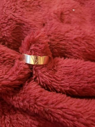 Vintage 10k Yellow Gold 14th Degree Scottish Rite Masonic Ring,  Size 10