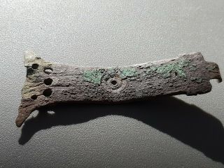 Lovely Rare Medieval Copper Alloy Book/bible Clasp L116l