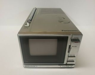 Panasonic Micro Color Tv Model Ct - 3311 Vintage Television 1982