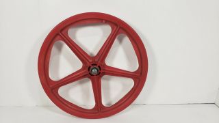 Vintage Skyway Bmx Magwheel Red Front Orphan Unstamped 1979?