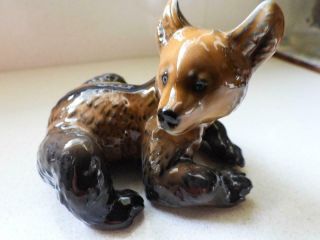 Rosenthal Max Fritz Porcelain Bear Cub Figurine - Rare Made In Germany 1144