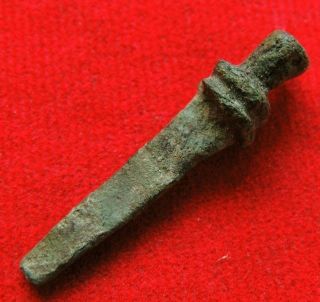 Ancient bronze amulet sword Vaiking 10 - 12 century 3