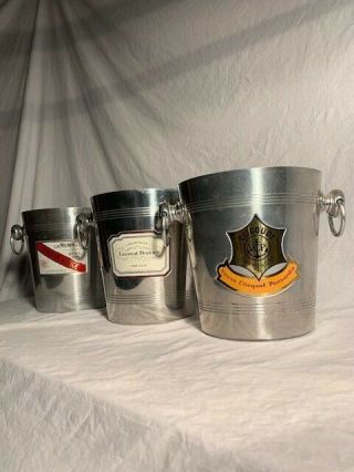 French Vintage Aluminum Champagne Ice Buckets/coolers