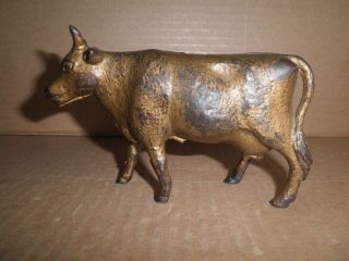 Great Old Cast Iron Cow Still Penny Bank By A.  C.  Williams 1920 