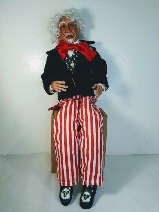 Vintage Master Piece Gallery Limited Edition Uncle Sam Patriotic Doll,  22 " Tall