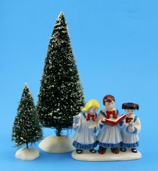 Collectible Dept.  56 Christmas Village Figurines Trees Snow Scenes