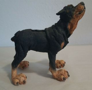 A Breed Apart Country Artists 70010 Rottweiler Dog Figurine Statue 2001 Rare