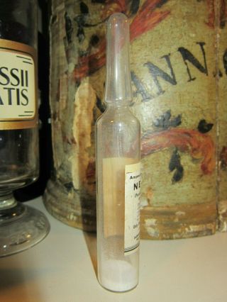 Vintage Nembutal Large Ampule Abbott Labs Pharmacy Pentobarbital bottle 3