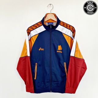 1994/95 As Roma Vintage Asics Football Full Tracksuit Top Jacket (s/m) 46 Totti