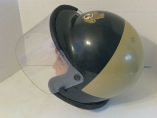 Vintage East La Los Angeles County Sheriff Motorcycle/riot Helmet Size Xl